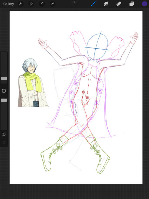 Clear from Dramatical Murder submissively lying down - WIP